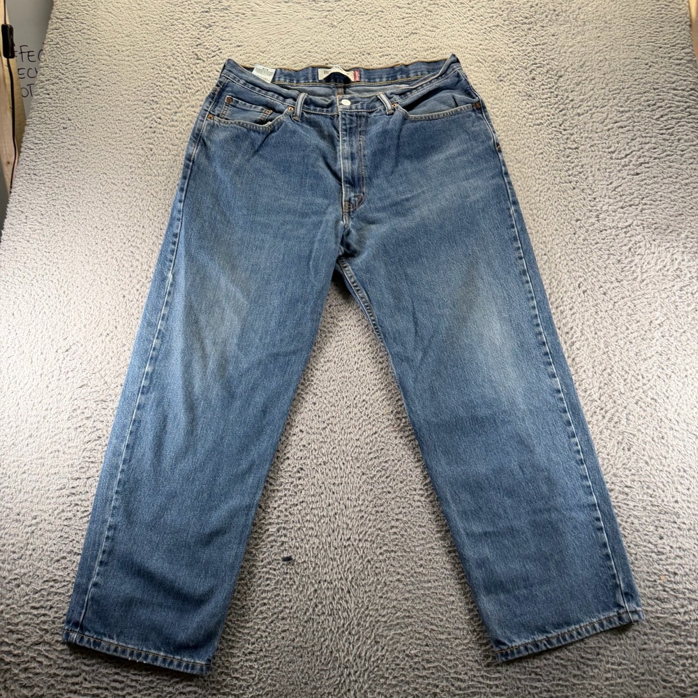 Vintage Levi's 550 Jeans Mens 36x30 Blue Cotton Denim Straight Relaxed Fit Faded